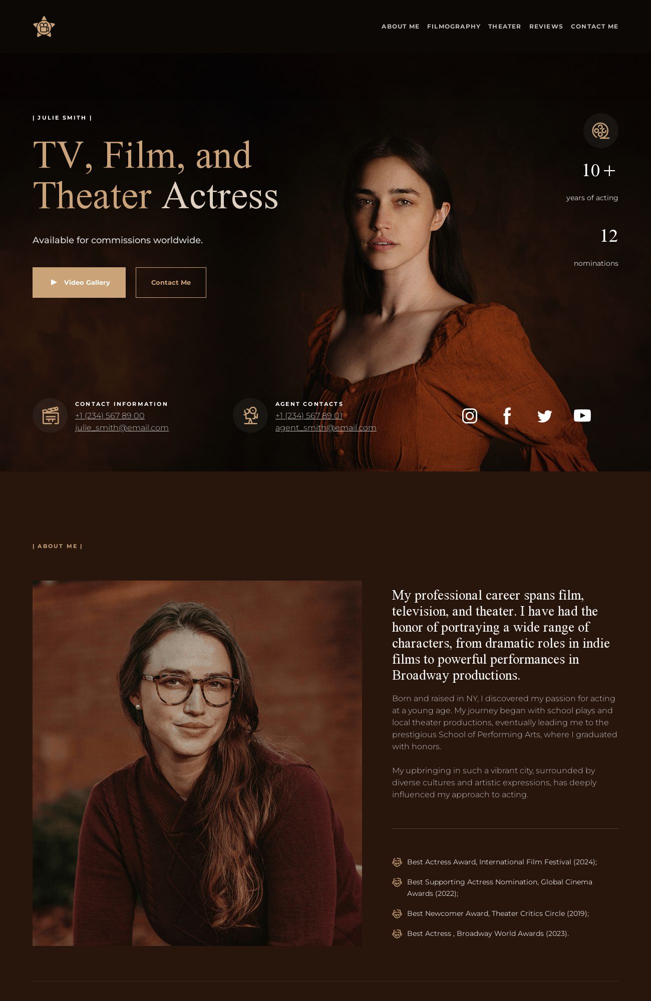 WordPress B2B layout by Denis Glinchevsky